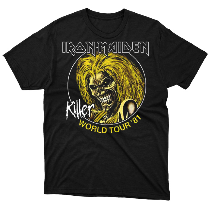 T-SHIRT IRON MAIDEN &#8211; KILLERS WORLD TOUR 81, HammerLand